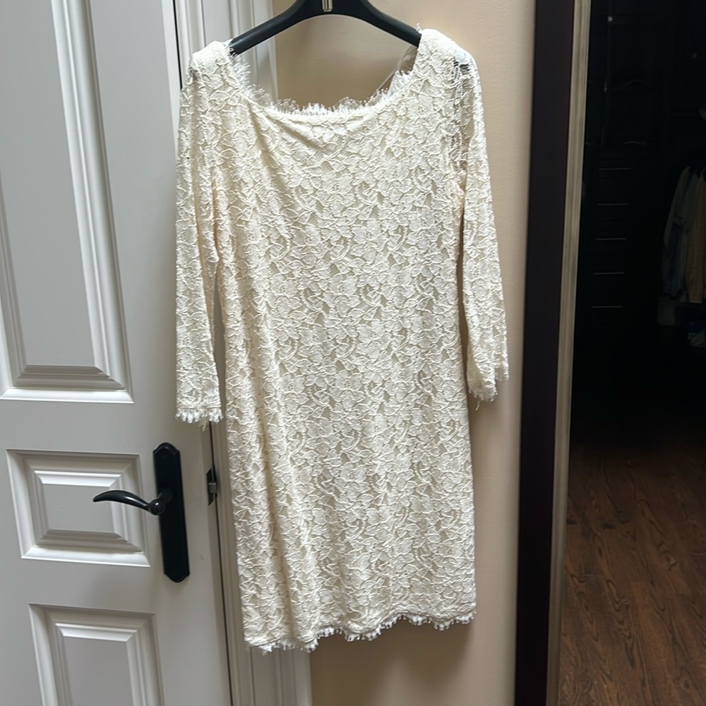 Cream Zarita DVF Dress